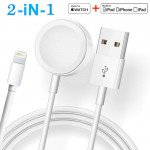Wholesale 2 in 1 Watch Charger Cable Magnetic with IOS Lighting Cable Compatible for Apple Watch Series Ultra 8/7/6/SE/5/4/3/2/1